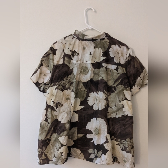 Caribbean Joe Hawaiian Button Up 2XL womens - Picture 2 of 8
